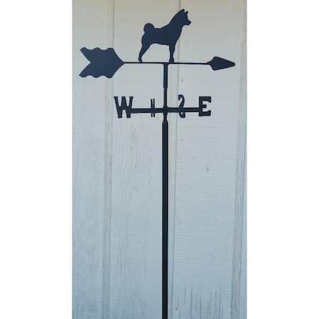 The Lazy Scroll Shiba Inu Garden Mount Weathervane shibain